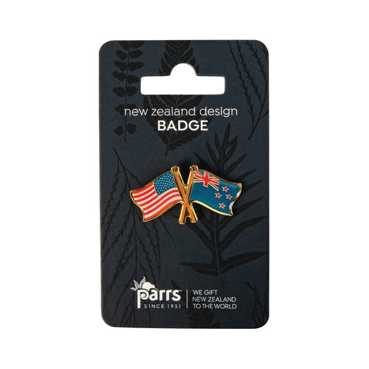 183B - Badge Flags NZ & USA