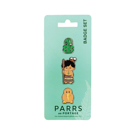 241BS - Badge Maori Boy Set of 3