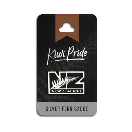 248B - Badge New Zealand & Silver Fern