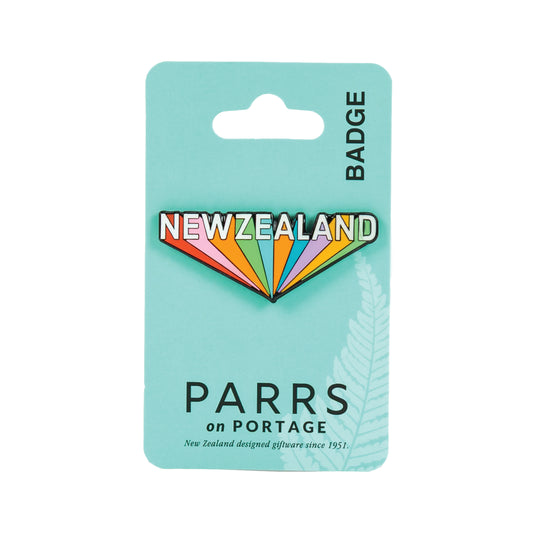 263B - Badge Rainbow New Zealand