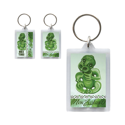 276K - Keyring Acrylic Hei Tiki New Zealand