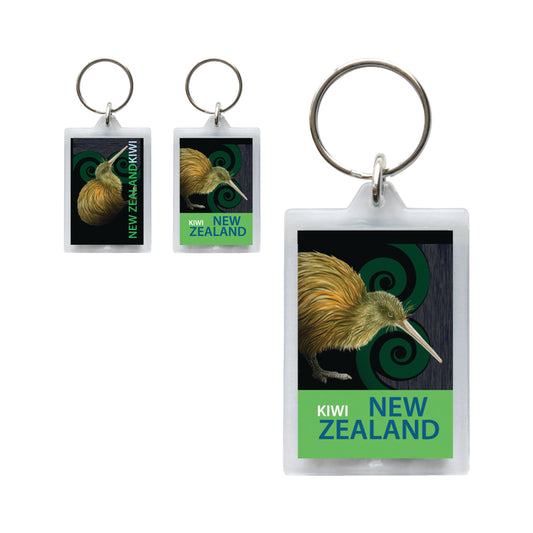 277K - Keyring Acrylic Realistic Kiwi