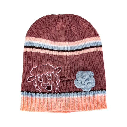BCSFPS - Beanie Child Sheeps Face Pink