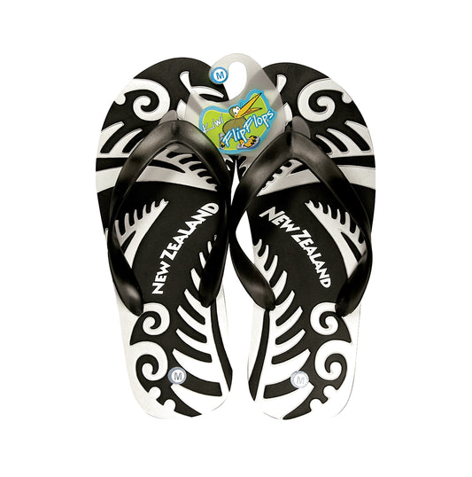 FFFBS - Flip Flops Fern Moulded Black Small