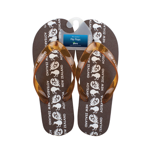 FFFKBS - Flip Flop Fronds & Kiwi Brown Small