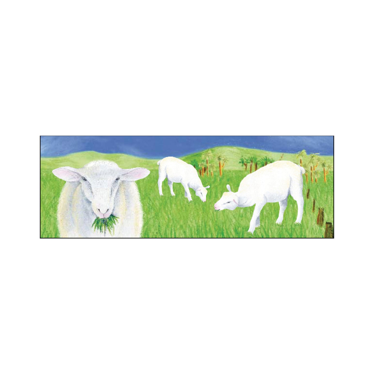 130B - Bookmark Animated Sheep