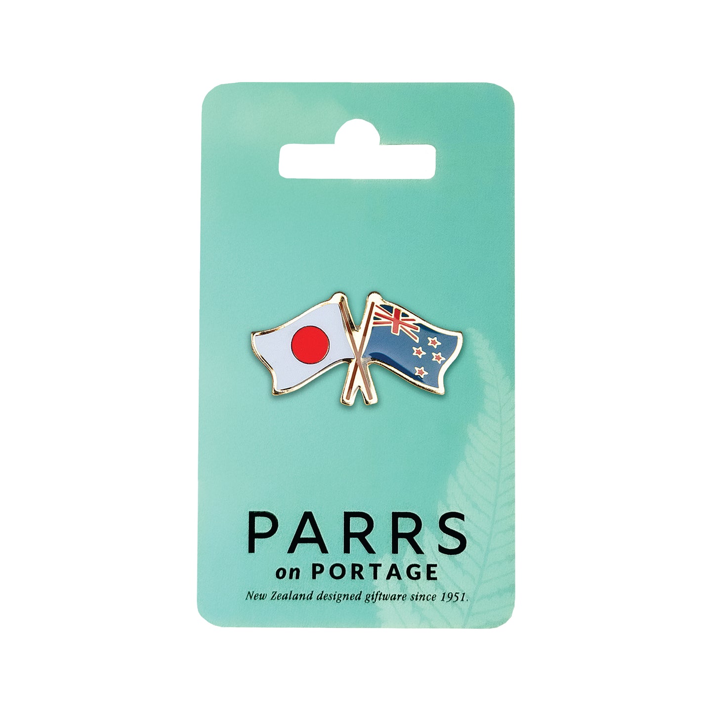 186B - Badge Flags NZ & JAPAN