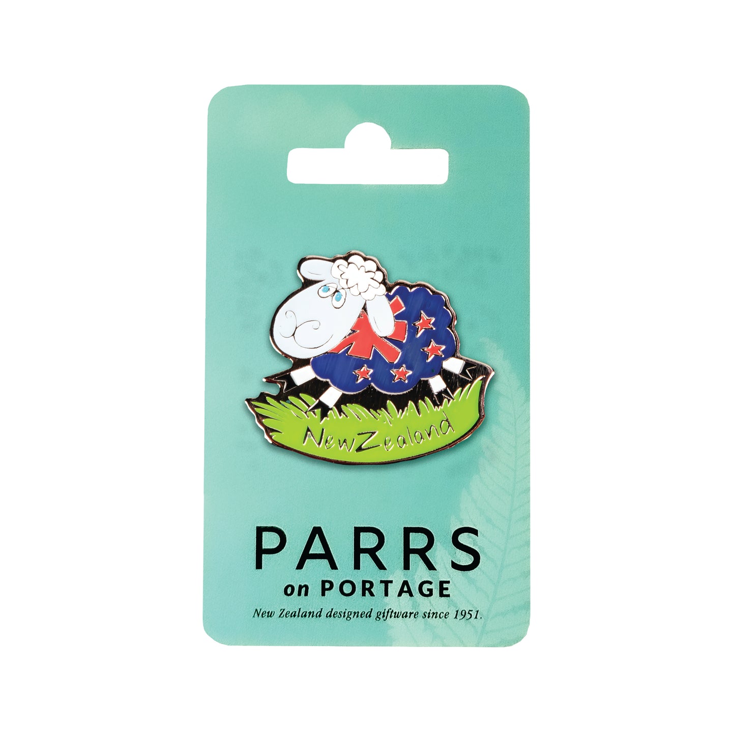 221B - Badge Sheep with NZ Flag