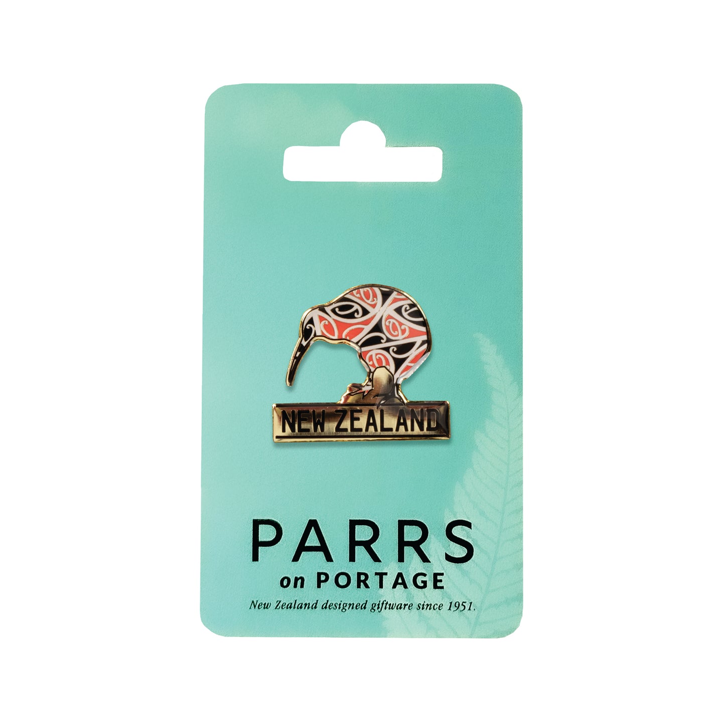 230B - Badge Maori Design in Kiwi