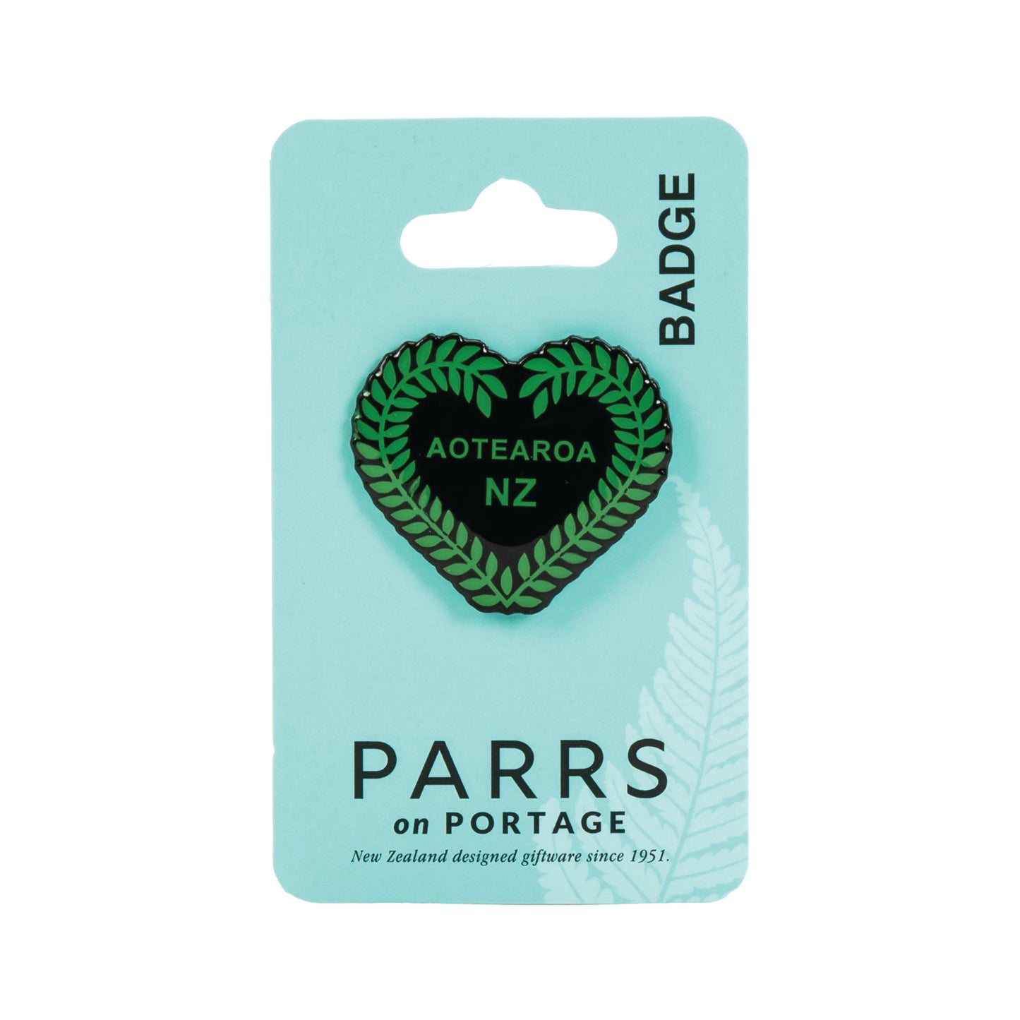 268B - Badge Aotearoa in Ferns