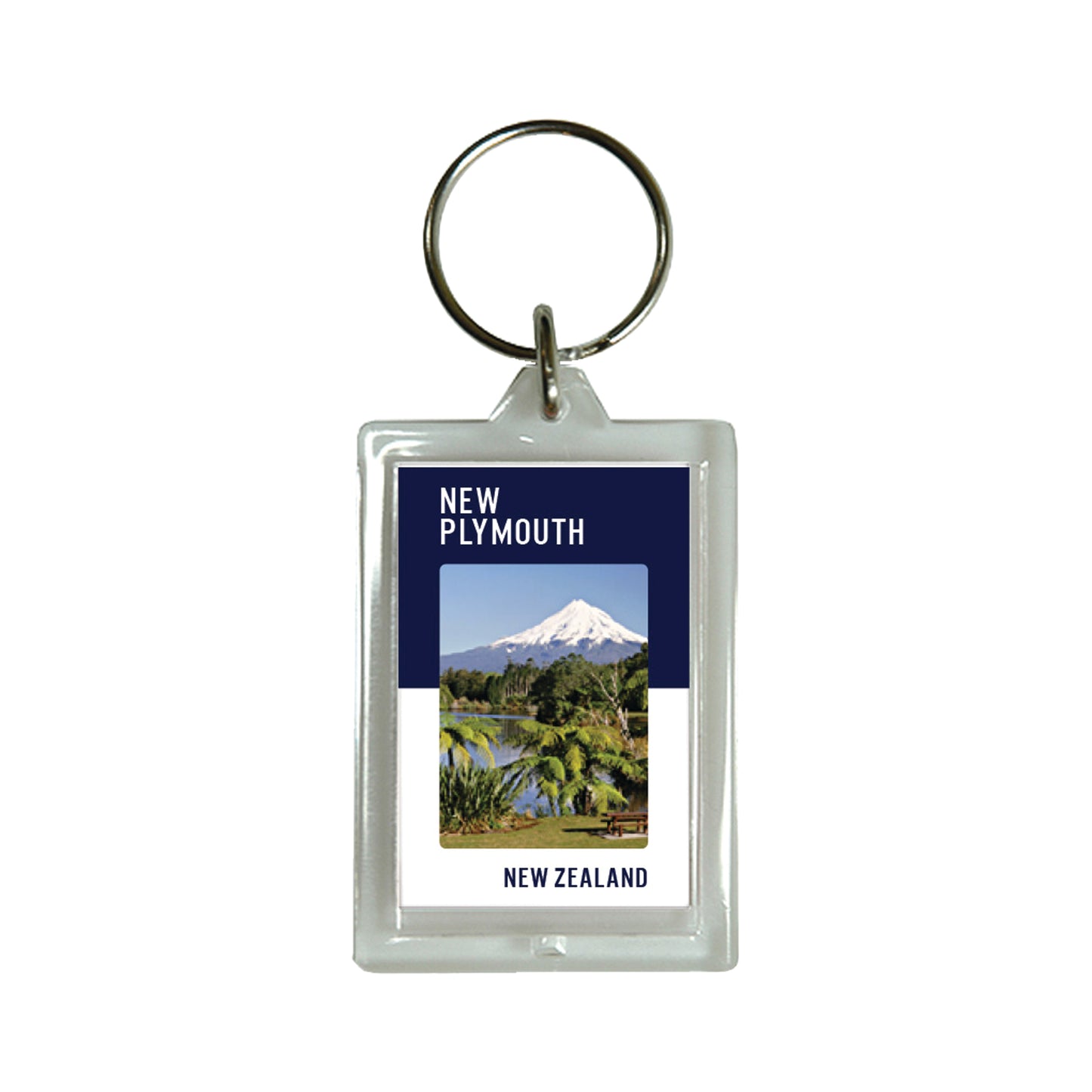 503K - Keyring Acrylic New Plymouth