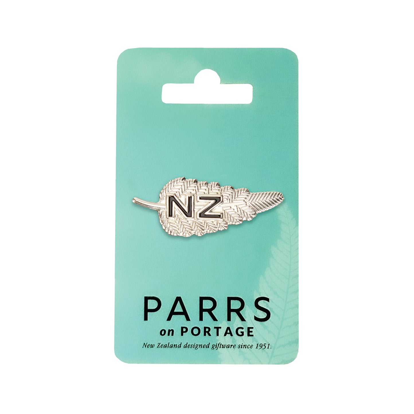 63BA - Badge Silver Fern NZ