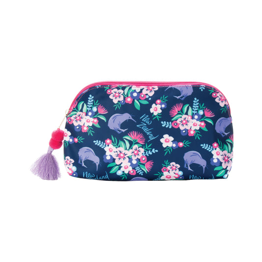 ABKBFN - Accessory Bag Kiwi & Bouquet Flowers Navy