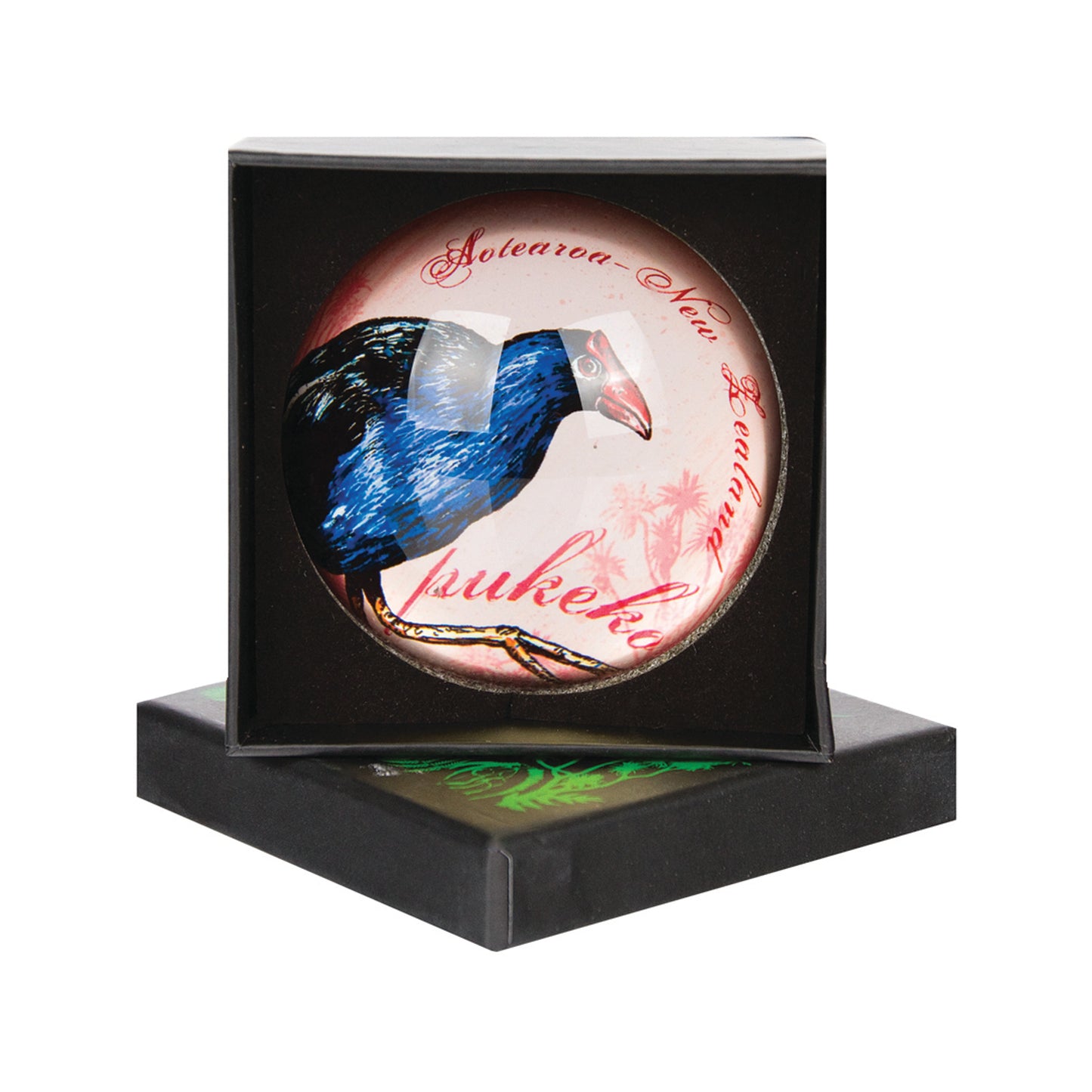 APWLP - Acrylic Paperweight Pukeko Large