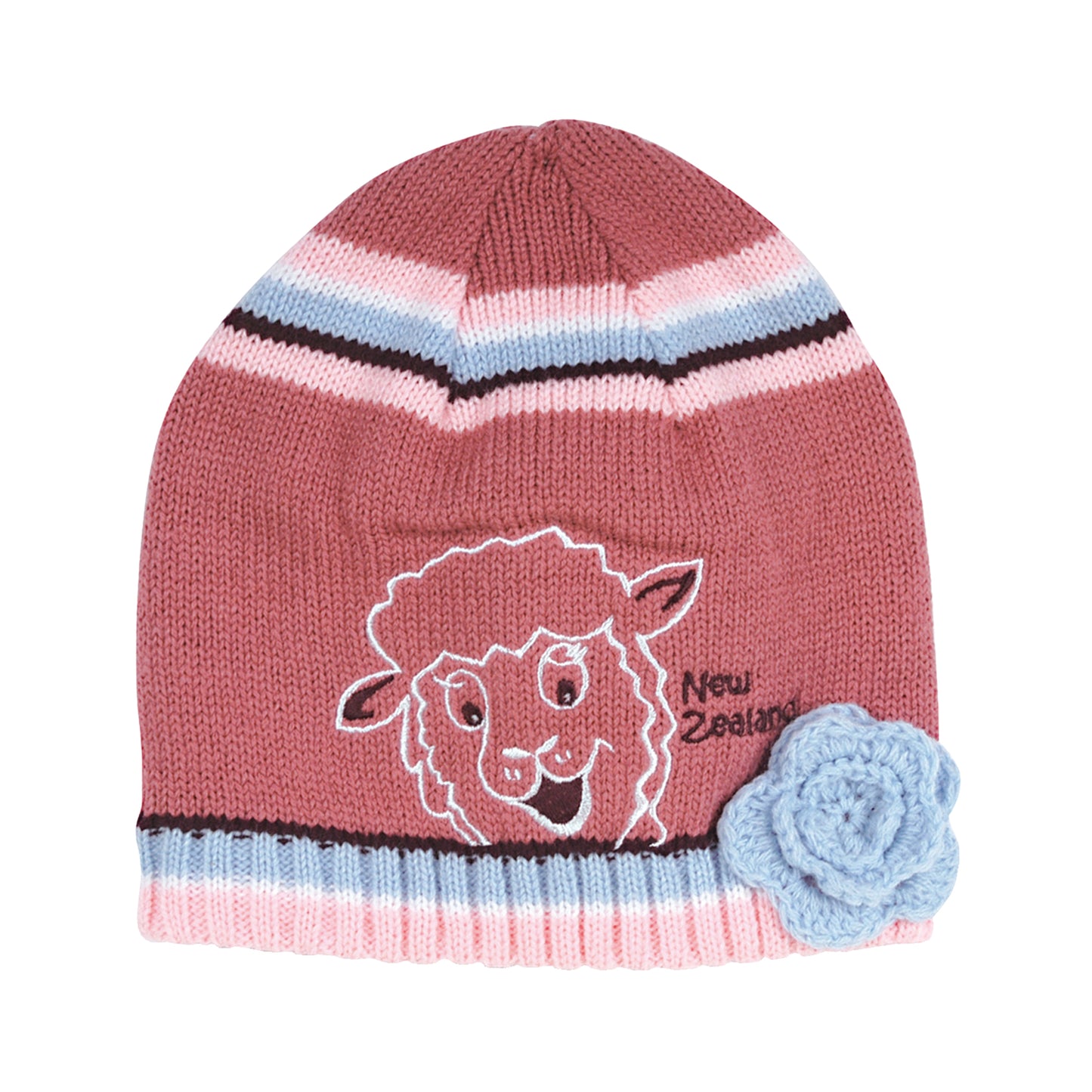 BCSFP - Beanie Child Sheeps Face Pink