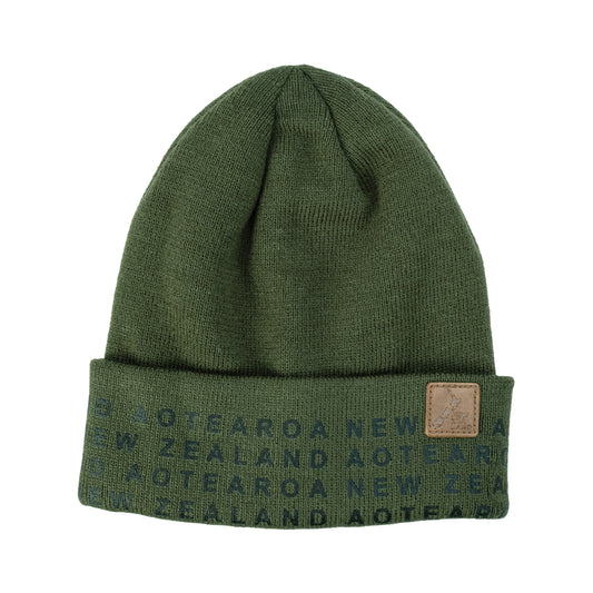 BEANZG - Beanie Aotearoa New Zealand Green