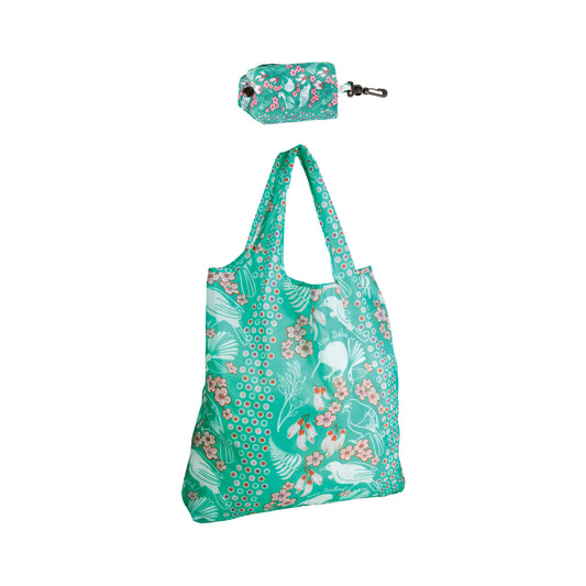 BFBFT - Bag Folding Birds & Flowers Teal