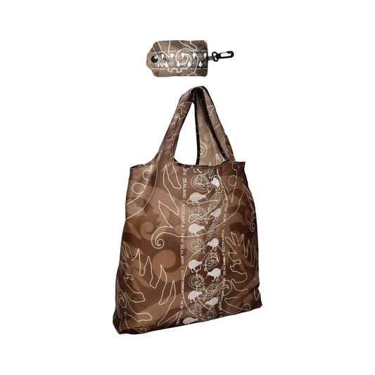 BFFK - Bag Folding Ferns & Kiwis Brown