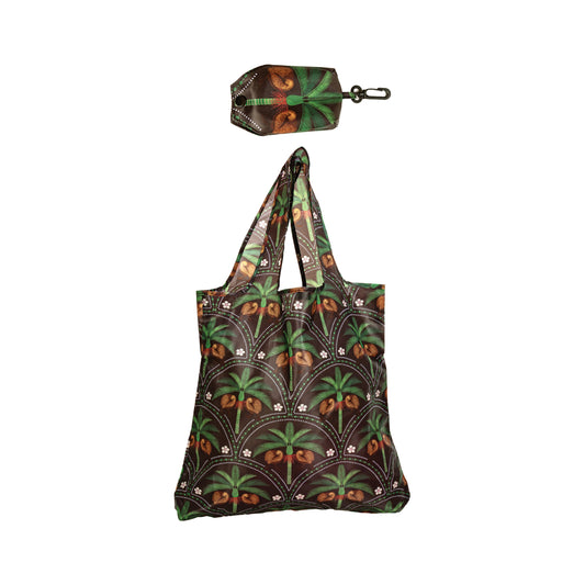 BFKTNB - Bag Folding Kiwi Tropics with Nikau's Black