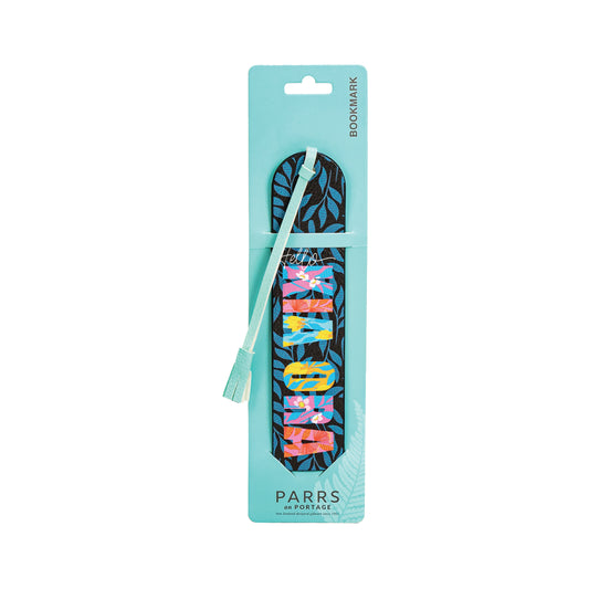 BMPKOFH - Bookmark PU Kia Ora Florals Hello