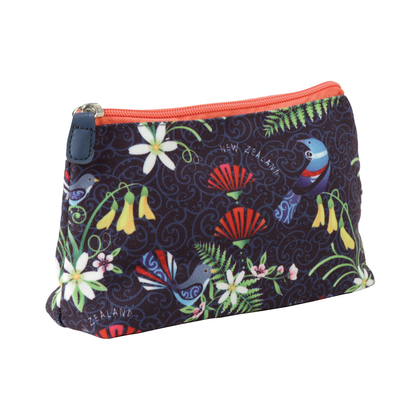 CBBFN - Cosmetic Bag Bird Flowers Navy – Parrs Products