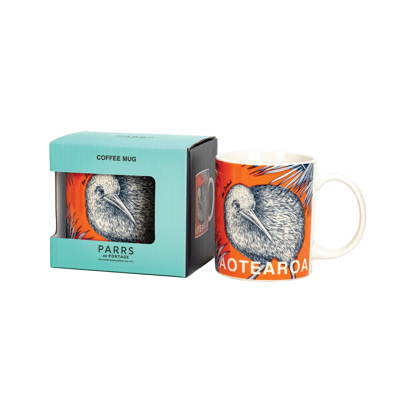 CMKIO - Coffee Mug Kiwi Stripe Orange
