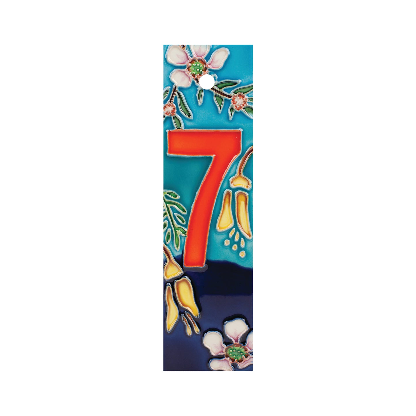 CNTF7 - Ceramic Flower Number Tile 7