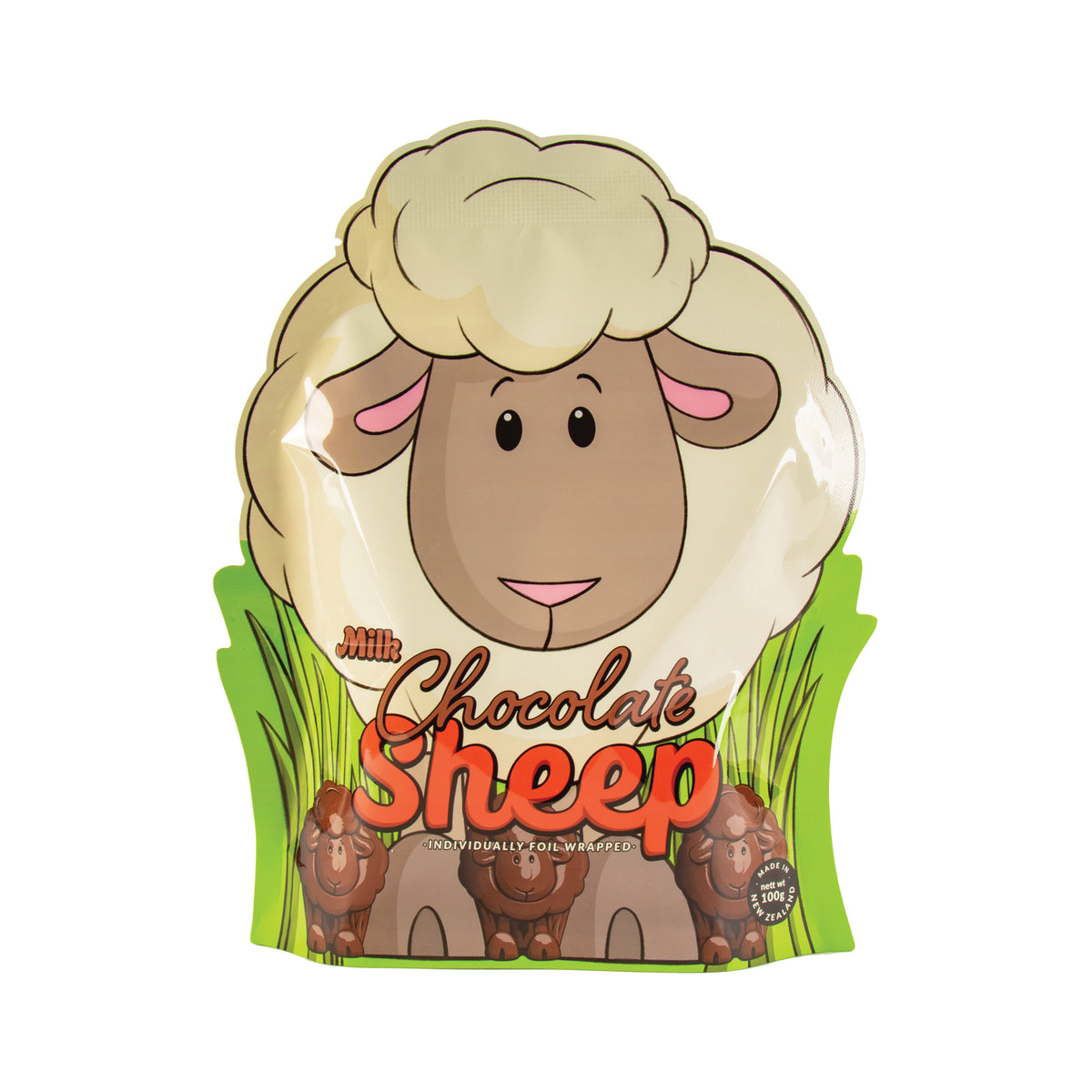 CSHS - Chocolate Sheep Shapes 100g Bag