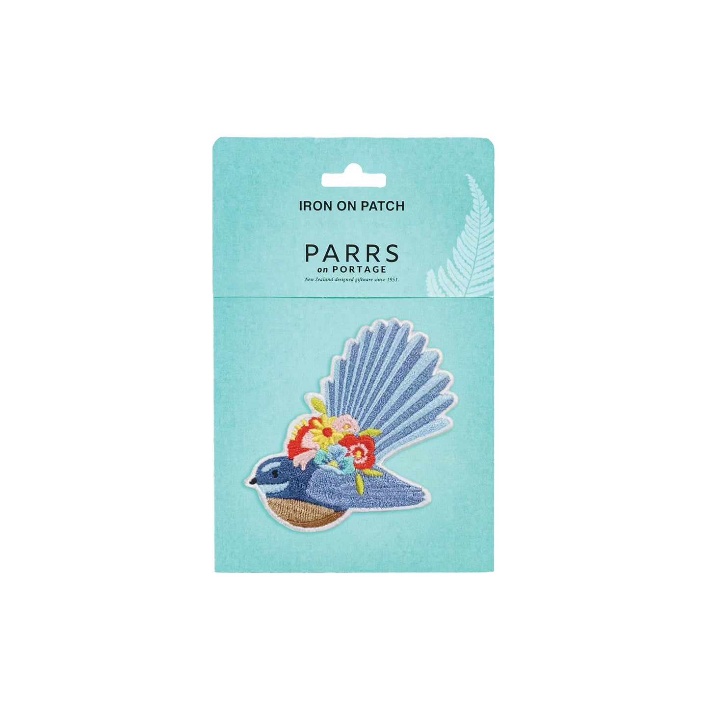 E166 - Patch Fantail with Flowers