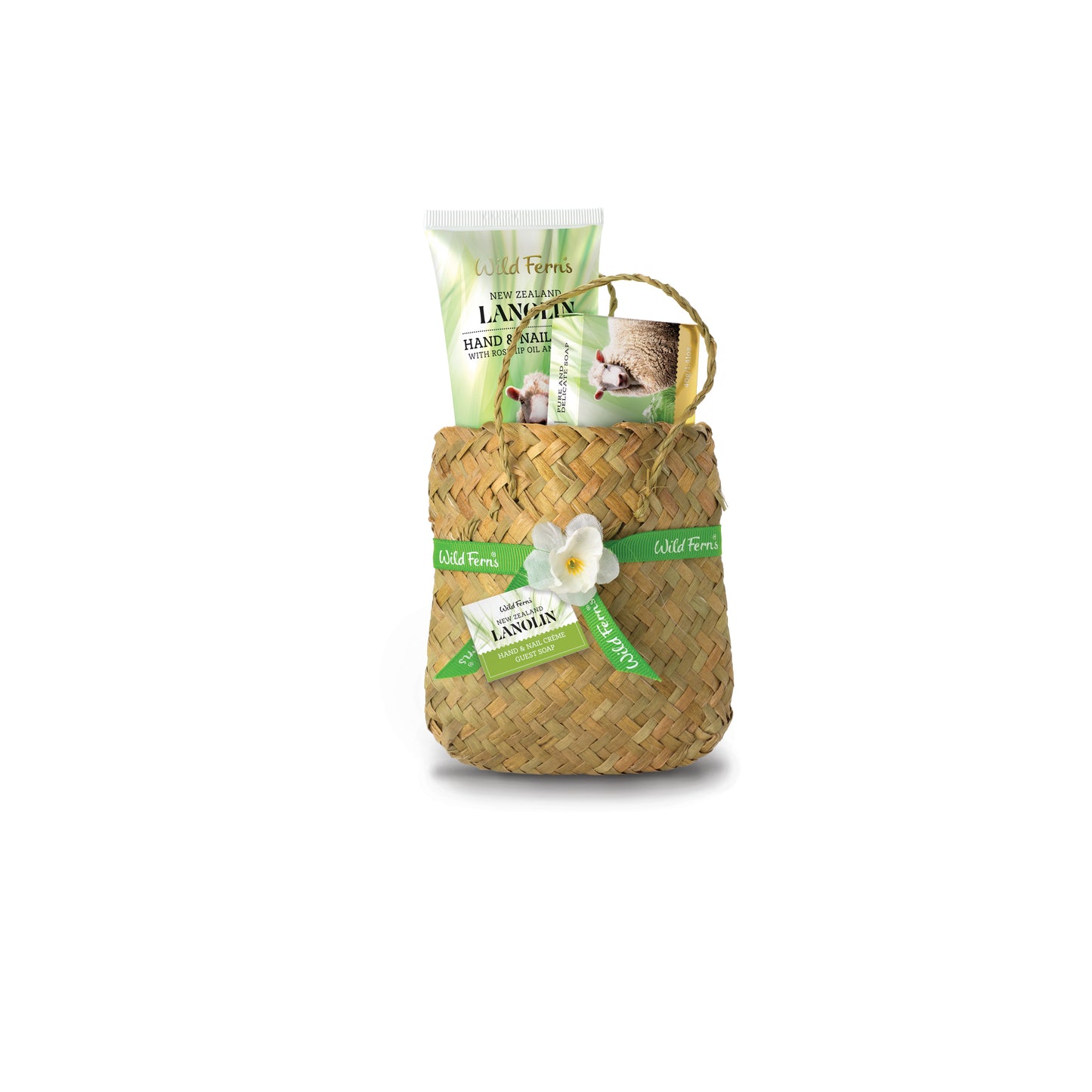 FBLA1 - Woven Basket Lanolin Gift Set LAHN, LAGS