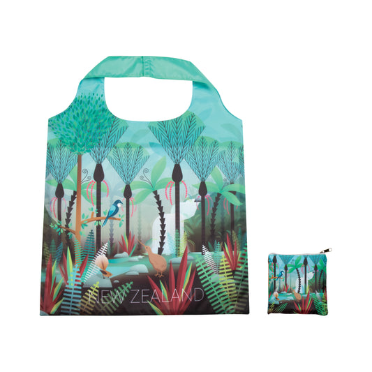 FBSBB - Folding Bag NZ Scene Birds & Bush