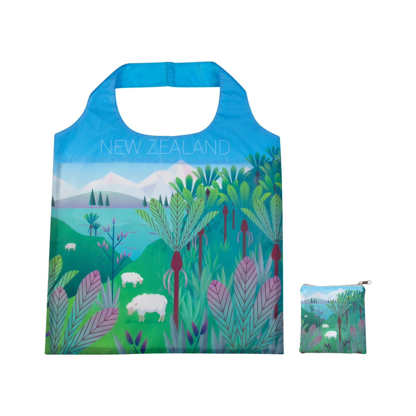 FBSS - Folding Bag NZ Scene Sheep