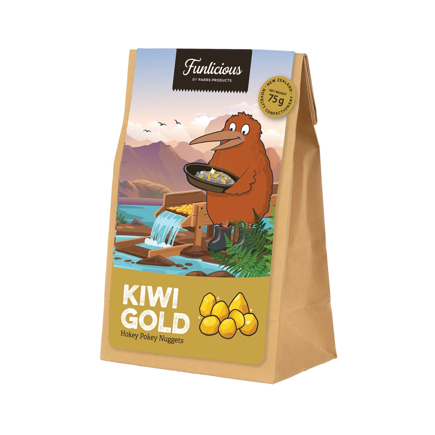 FKGN - Funlicious Kiwi Gold Nuggets 75g