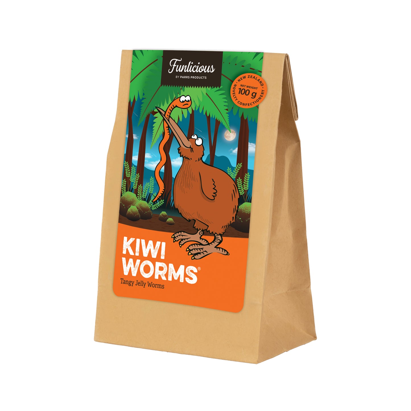 FKW - Funlicious Kiwi Worms 100G