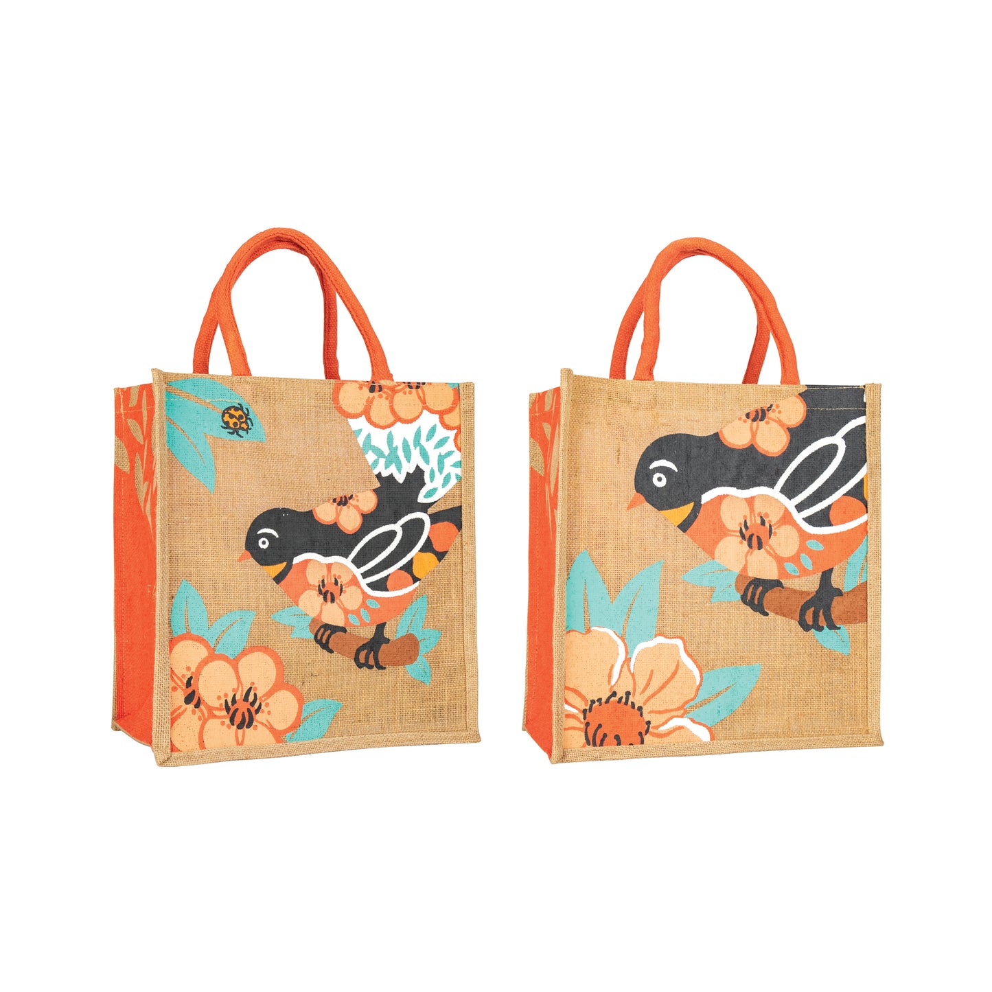 HBFT - Hessian Bag Printed Fantail