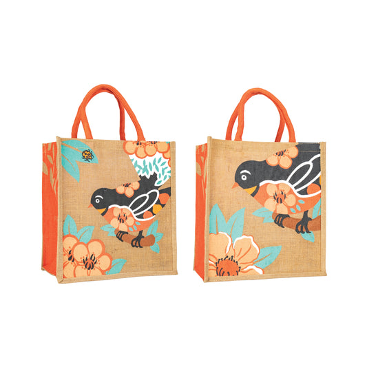 HBFT - Hessian Bag Printed Fantail