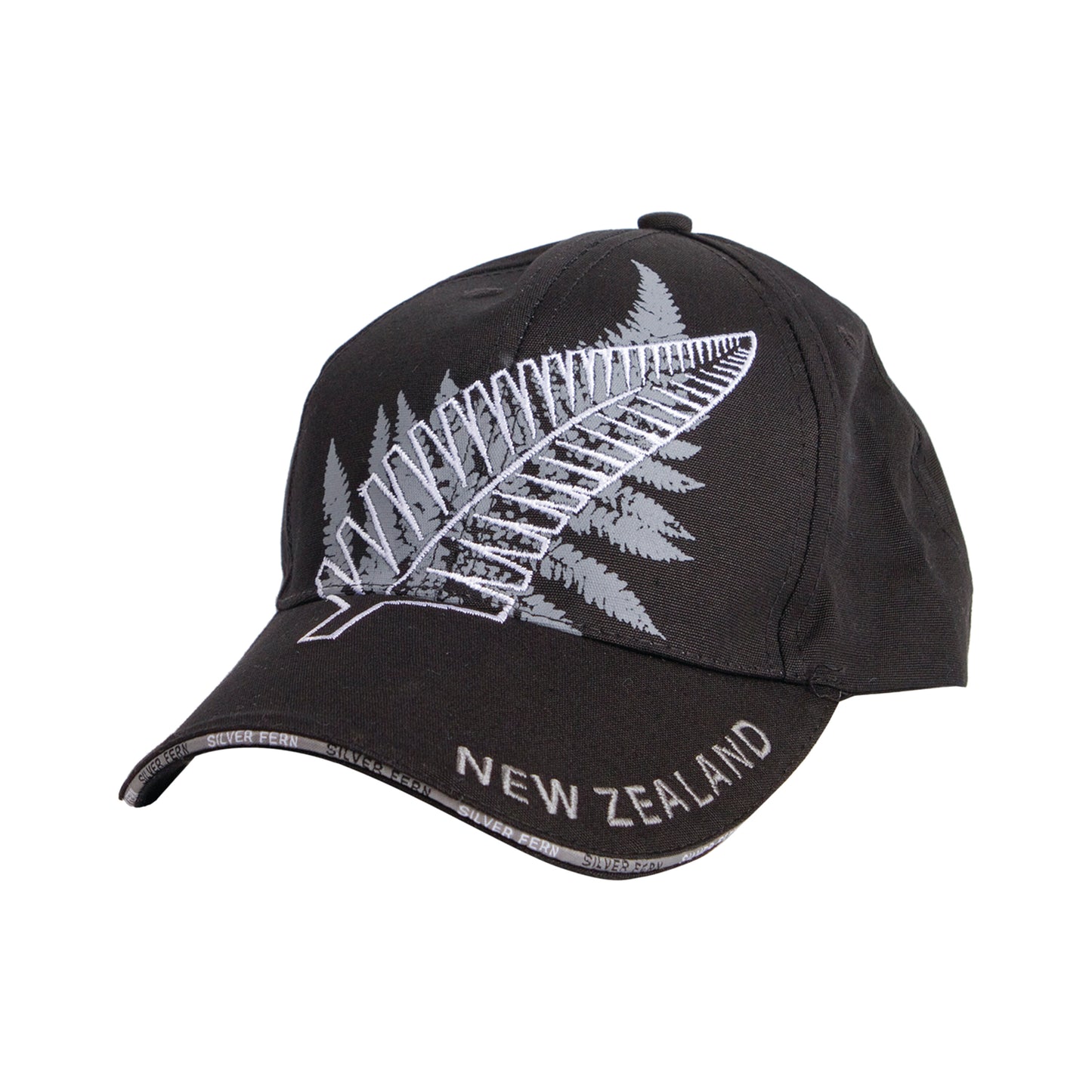 HCFEBL - Hat Canvas Ferns Black