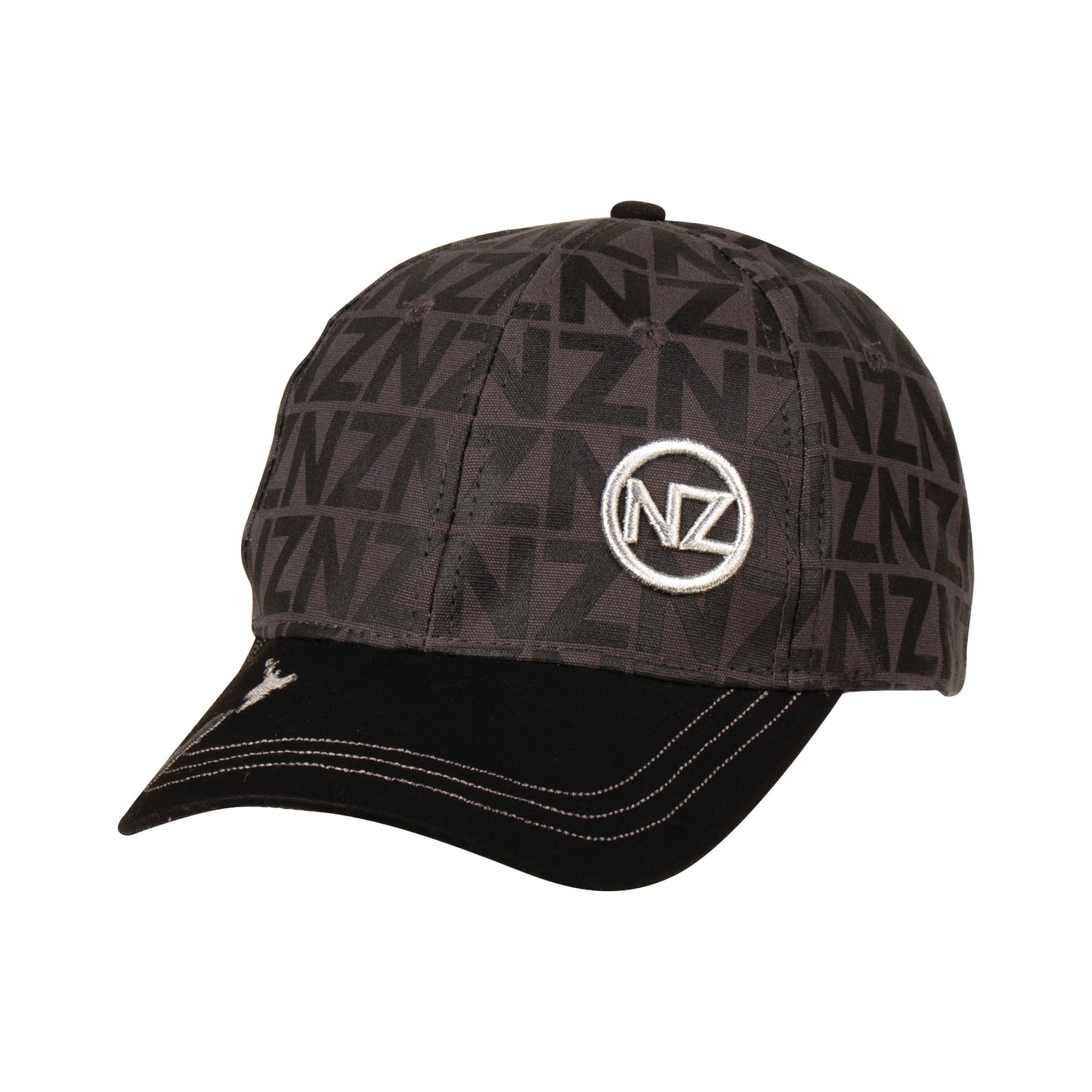 HCNZPB - Hat Cotton NZ Print Black