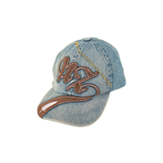 HDNZAB - Hat Denim NZ Brown Applique