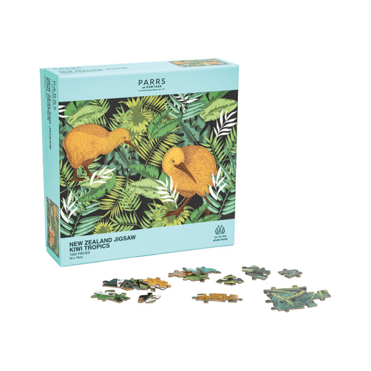 JPKTB - Jigsaw Puzzle Kiwi Tropics - Black | 1000pcs