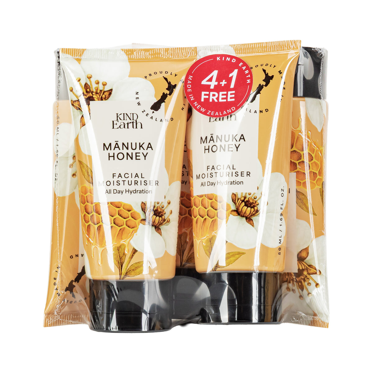 KEMHFM4+1 - Kind Earth Manuka Honey Facial Moisturiser | 50ml