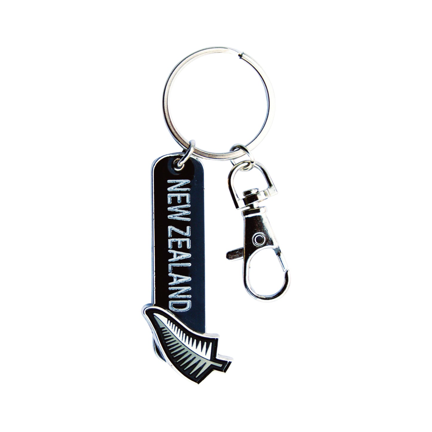 KR122 - Keyring Metal with PVC Silver Frn