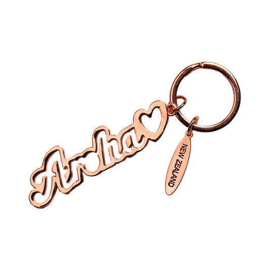 KR165 - Keyring Rosegold Aroha