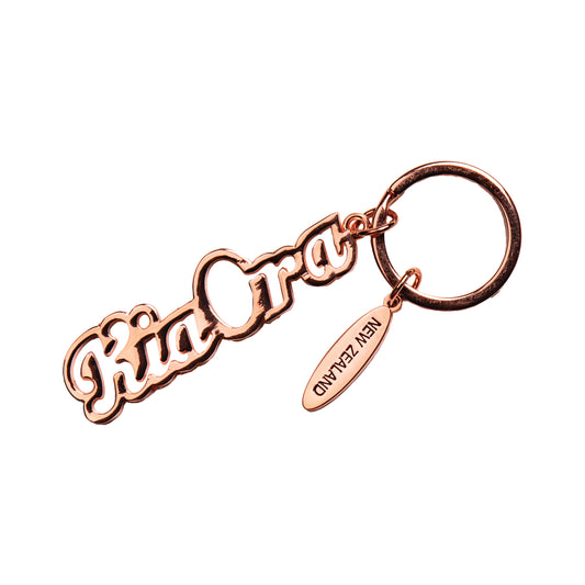 KR166 - Keyring Rosegold Kia Ora