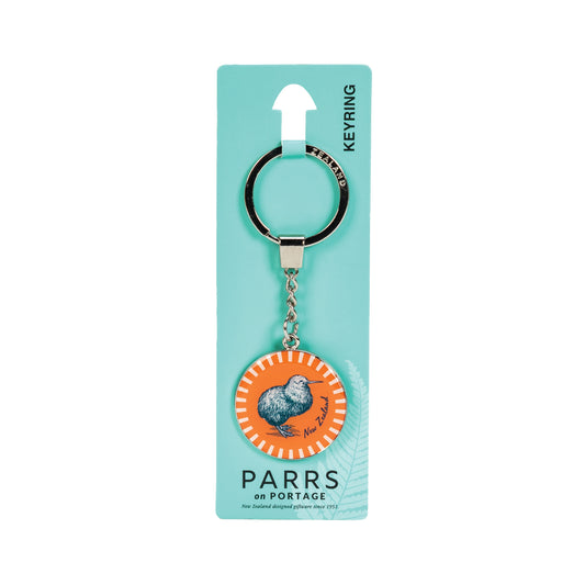 KR173 - Keyring Metal Kiwi Stripe