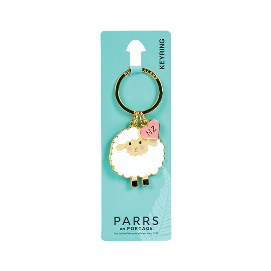 KR184 - Keyring Metal Sheep