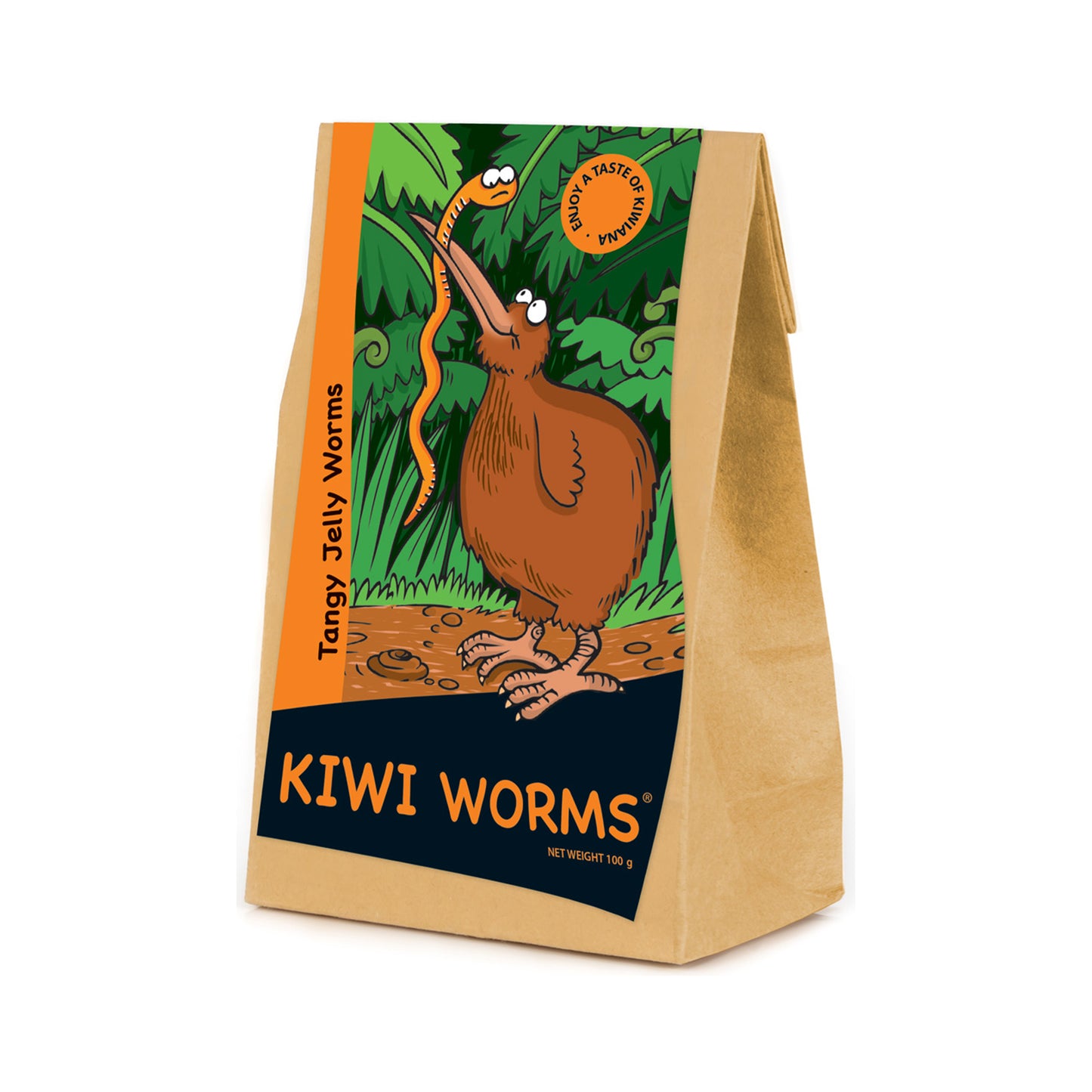 KWO - Sweets Kiwi Worms 100g