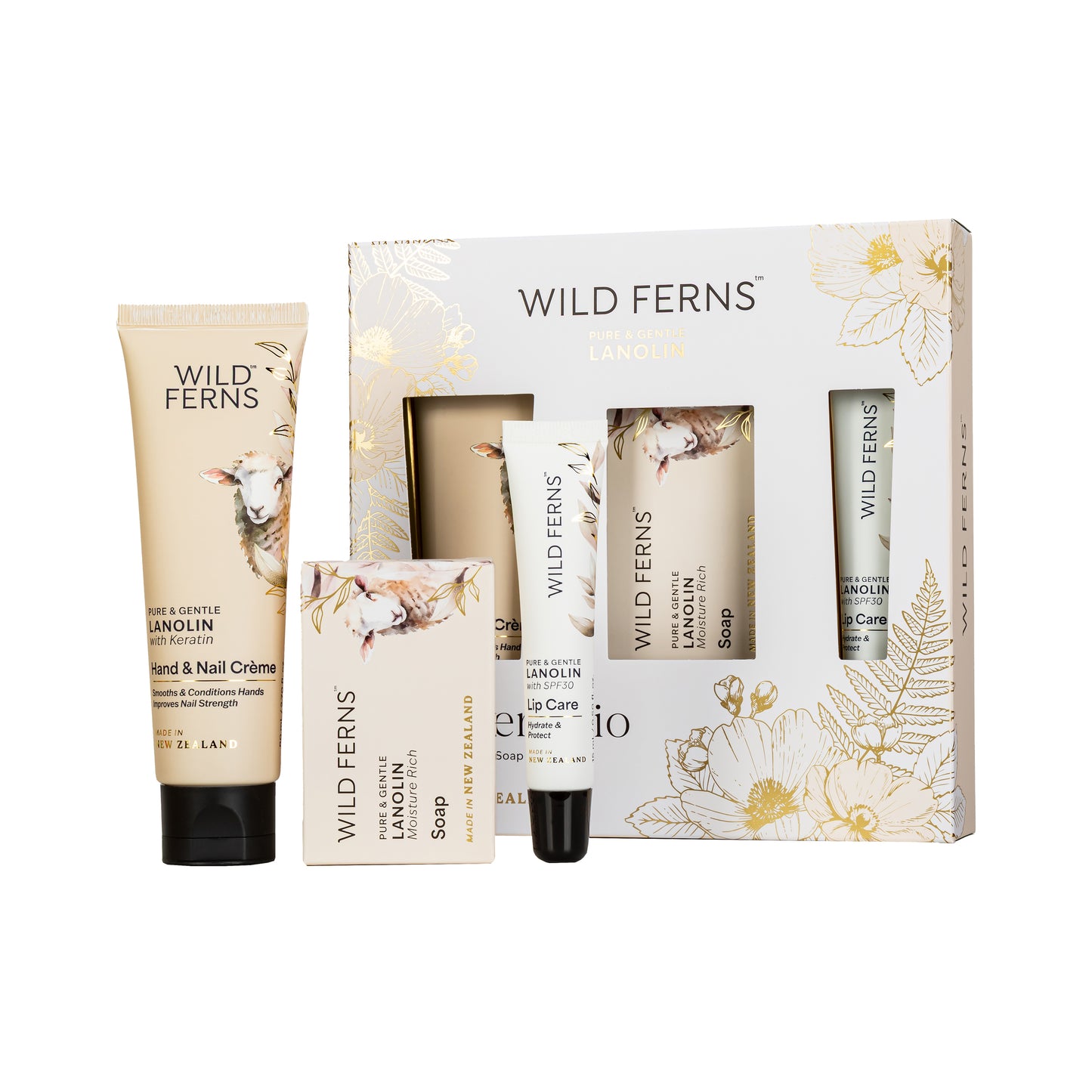 LNGBPT - Lanolin Gift Box - Pamper Trio