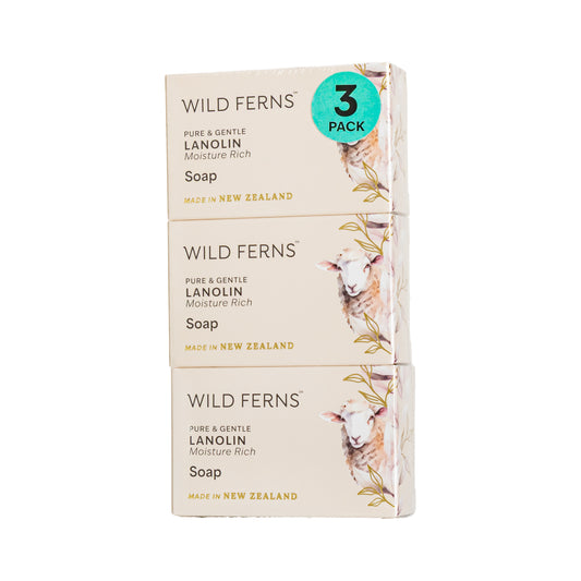 LNS3 - Lanolin Soap | 100g 3pk