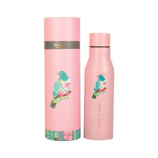 MDBDBWP - Metal Drink Bottle Designer Birds Wood